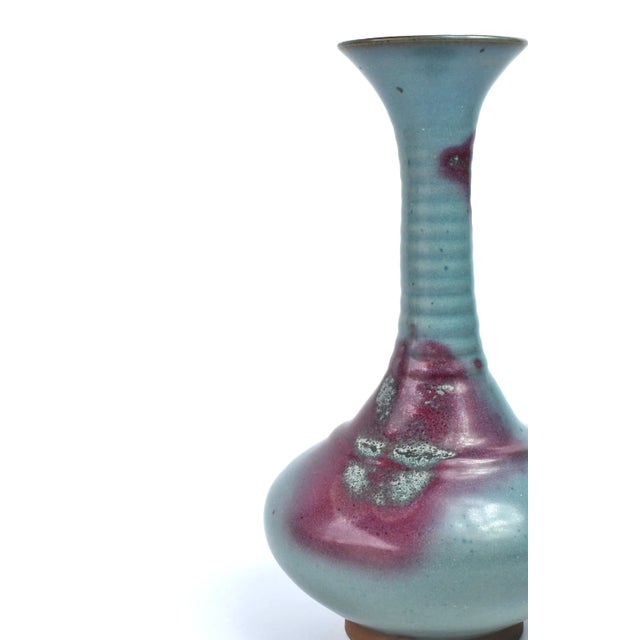 Mid 20th Century Chinese Jun Ware Porcelain Vase For Sale - Image 5 of 12