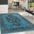 Contemporary Pasargad Home Overdye Lamb's Wool Area Rug, 8' 3" X 10' 0", Blue For Sale - Image 3 of 4