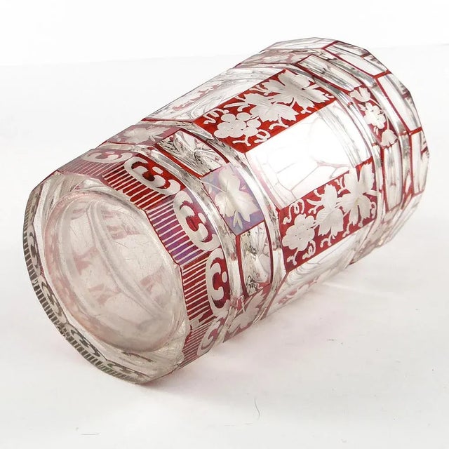 Art Deco Czechoslovakian Bohemian Vase, 1890s, in Very Good conditions. Designed 1890 to 1919