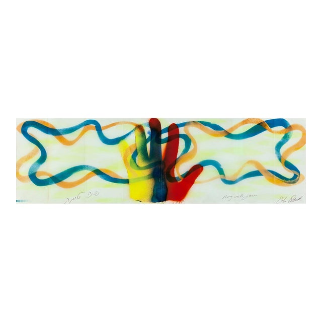 Eli Content, Hand, Pop Art New Years Greeting 1 For Sale