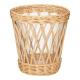 AERIN Navona Wicker Vase, Large - Natural For Sale