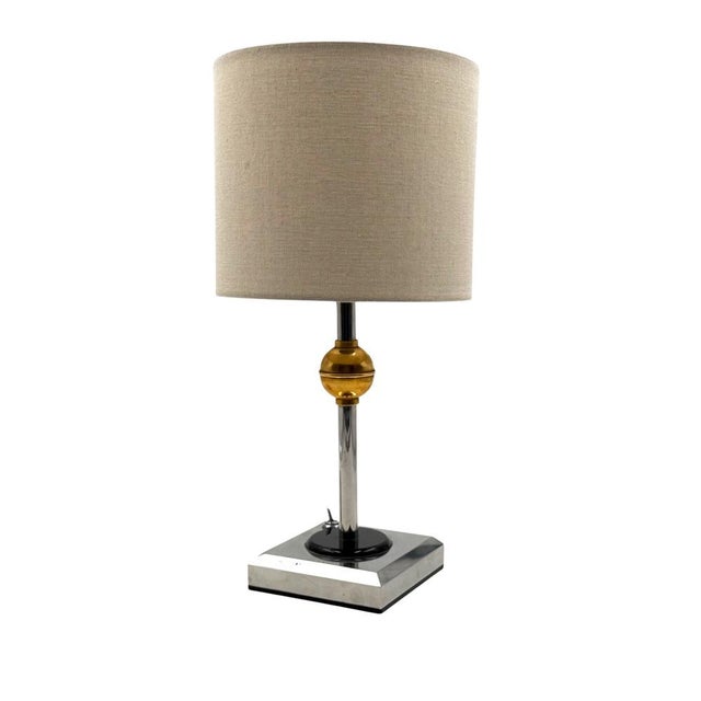 Black Art Deco Bakelite Table Lamp, France, 1980s For Sale - Image 8 of 10
