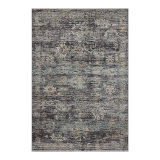 Jean Stoffer x Loloi Katherine Ink / Jade 11'-6" x 15'-7" Area Rug For Sale