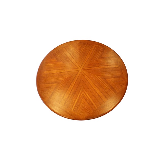 A very elegant and stylish round coffee table in teak, designed by henry w. Klein for bramin møbler in denmark during the...