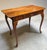 Antique Provincial Queen Anne Cabriole-Leg Writing Table in Warm Patinated Wood With Brass Ring Pull, Circa 1780–1830 For Sale - Image 15 of 17