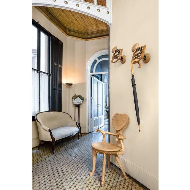 Calvet armchair designed by antoni gaudi manufactured by bd design. Solid varnished oak. Measures: 52 x 65 x 95 h cm. A...