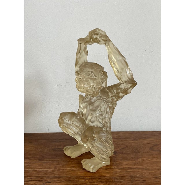 1970s 1970s Dorothy Thorpe Resin Monkey Sculpture For Sale - Image 5 of 9