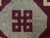 Vintage Navajo Germantown Saddle Blanket, Mid-20th Century For Sale - Image 4 of 4
