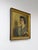 Figurative Vintage M Meier Original Oil Portrait Woman Canvas Signed Ornate Frame For Sale - Image 3 of 8