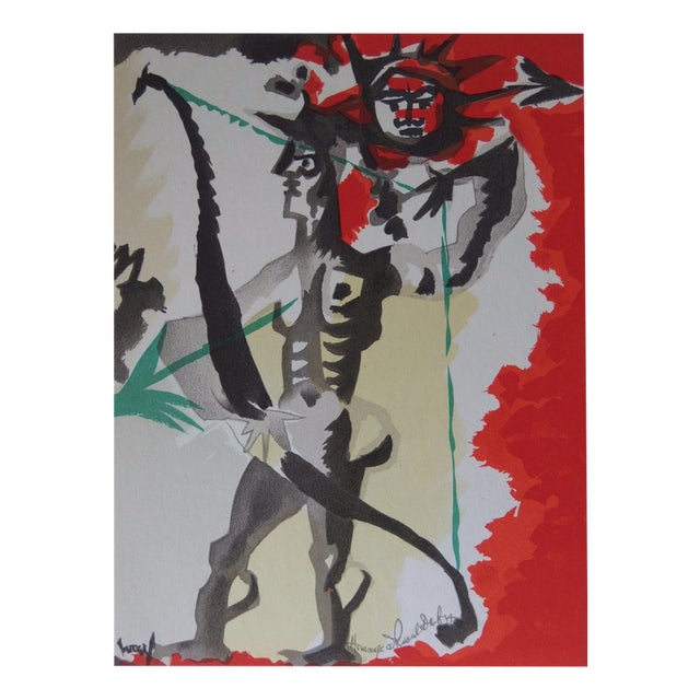 Jean Lurcat, The Archer, Lithograph For Sale