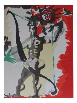 Jean Lurcat, The Archer, Lithograph