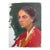 1960s Portrait Oil Painting, Ukrainian Art on Cardboard 32-23 For Sale