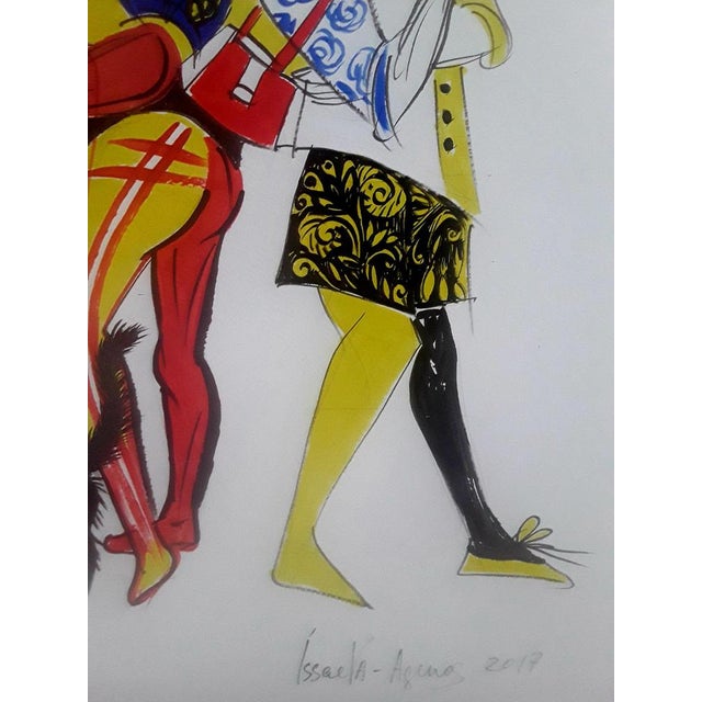 Veronika Issaeva-Agenos, Figures, Print For Sale - Image 5 of 9