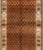 Keivan Woven Arts, Tu-Trs-136086, kwarugs. Set on a mocha and brown field with an all-over modern/Mid-Century Modern...