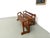 Brown Vintage Oak Community Benches, 1950s, Set of 2 For Sale - Image 8 of 18