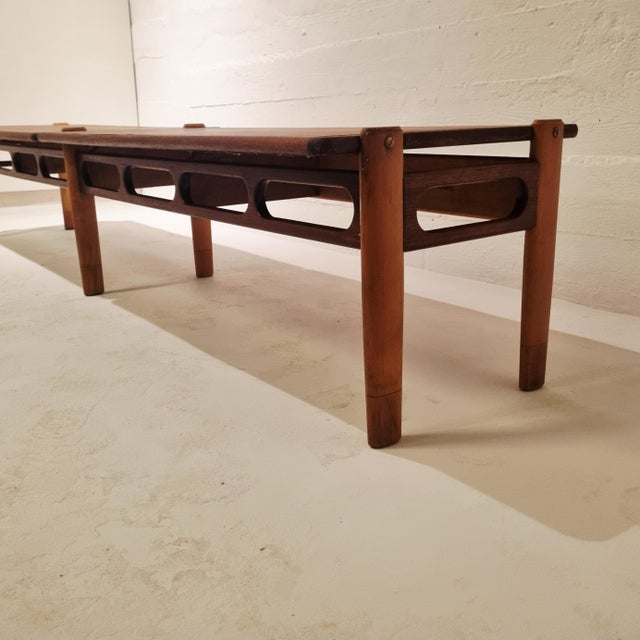 Mid-Century Modern Vintage Bench by William Watting for Scanflex, 1950s For Sale - Image 3 of 17