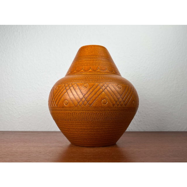 Mid-Century Modern German Studio Pottery Carafe Vase from Wilhelm Kagel, Partenkirchen, 1960s For Sale - Image 16 of 18