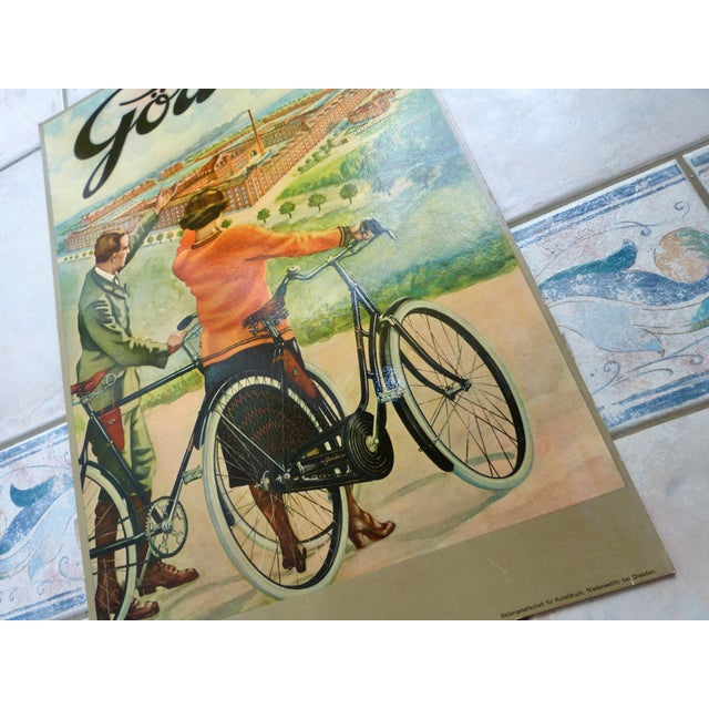 1920s Cardboard Advertising Poster Göricke in Top, 1930 For Sale - Image 5 of 10