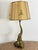 Large Rococo Revival Brass Table Lamp, 1950s For Sale - Image 9 of 17