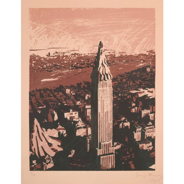 Framed Silkscreen of New York For Sale - Image 12 of 12