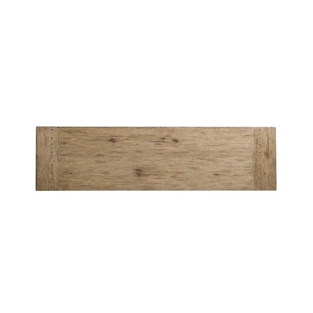 Rustic Farmhouse Tapered-Leg Console Table For Sale - Image 4 of 10