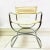 Set of Mid-Century Chrome and Cream Dining Chairs, 1970s For Sale - Image 9 of 13