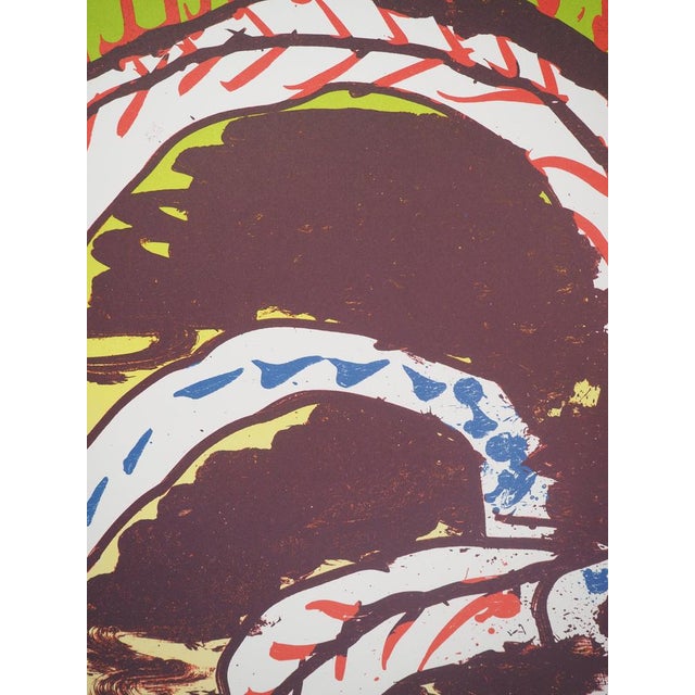 Modern Pierre Alechinsky, Highland Park, Lithograph For Sale - Image 3 of 12