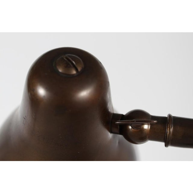 Vilhelm Lauritzen Flexible Desk Lamp in Brass from Lyfa, Denmark, 1940s For Sale - Image 9 of 18