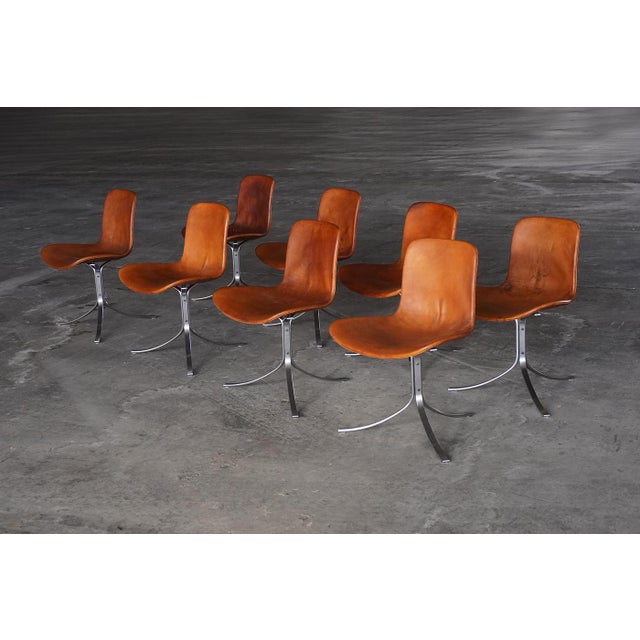 PK9 Dining Chairs by Poul Kjærholm for E. Kold Christensen, Denmark, 1960s, Set of 8 For Sale - Image 11 of 11
