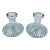 Late 20th Century Waterford Pair of Crystal Candle Holders For Sale