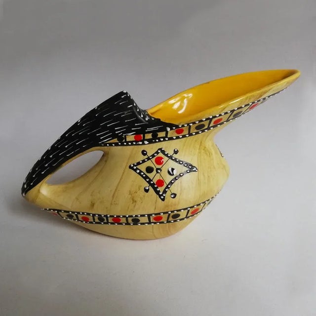 Mid-Century Italian Ceramic Vase from FIMA Deruta, 1956 For Sale - Image 11 of 11