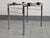 Scandinavian Nesting Tables in Steel and Glass, 1960s, Set of 3 For Sale - Image 4 of 13