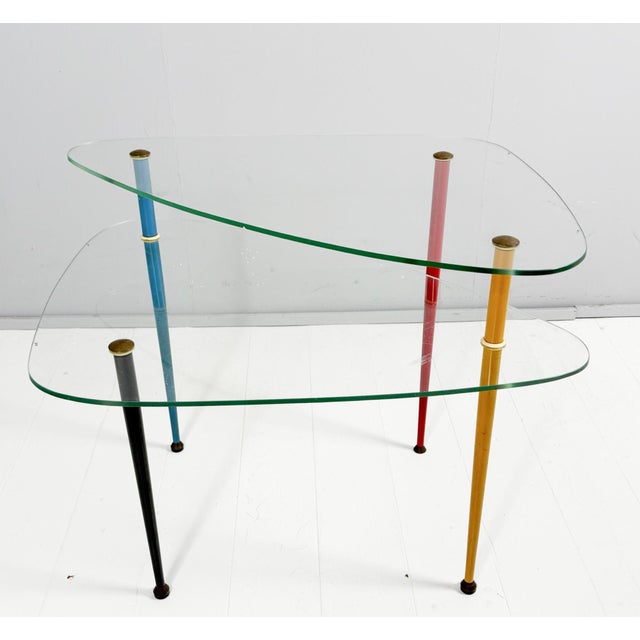 Arlecchino Side Table by Edoardo Paoli for Vitrex, 1950s For Sale - Image 11 of 18
