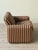 Ray Wilkes “Chiclet” Lounge Chair for Herman Miller in Striped Cotton Jacquard For Sale In New York - Image 6 of 12