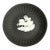 Vintage Wedgwood Black Jasperware Fluted Trinket Dish - Aurora Chariot Design For Sale