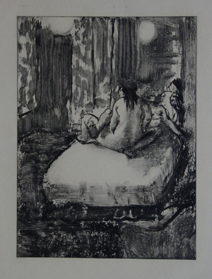 Edgar Degas, In the Intimacy of the Bedroom: Nudes, Etching, 1935