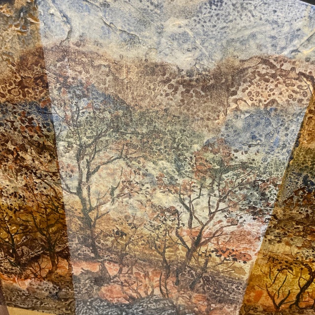 Black Mid 20th Century Mid Century "G. Henderson" Canvas Painting For Sale - Image 8 of 8