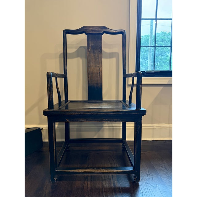 Wood Restoration Hardware Accent Chairs For Sale - Image 7 of 14