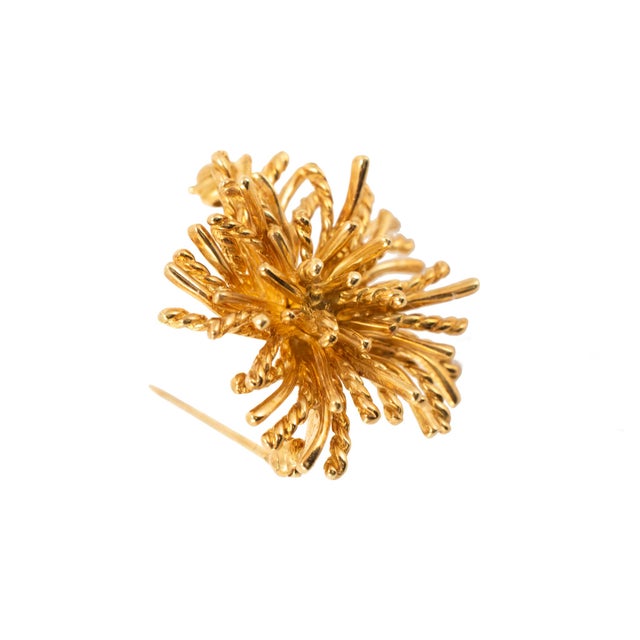 Brand: Tiffany & Co. Gender: Ladies Metal Type: 18K Yellow Gold Length: 1.00 inches Width: 4.93 mm Weight: 8.17 grams...
