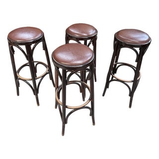 Bar Stools, 1960s, Set of 4 For Sale