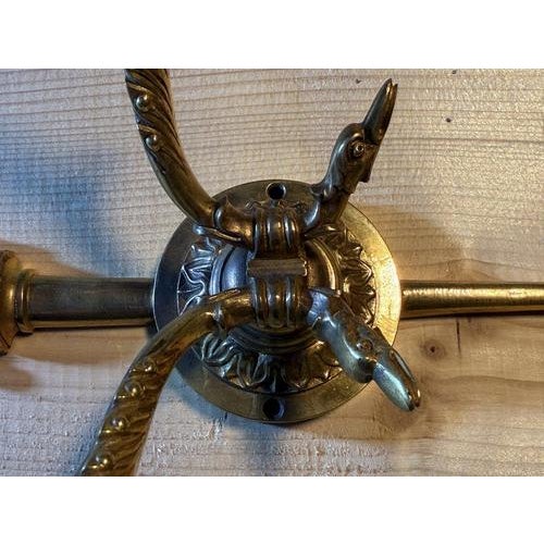 Empire Style Bronze Sconces, Set of 2 For Sale - Image 5 of 7