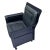 Ink Blue 1980s Postmodern I4 Mariani for Pace Collection Wrapped Italian Leather Gamesroom/Office Chairs, Set of 4 For Sale - Image 8 of 13