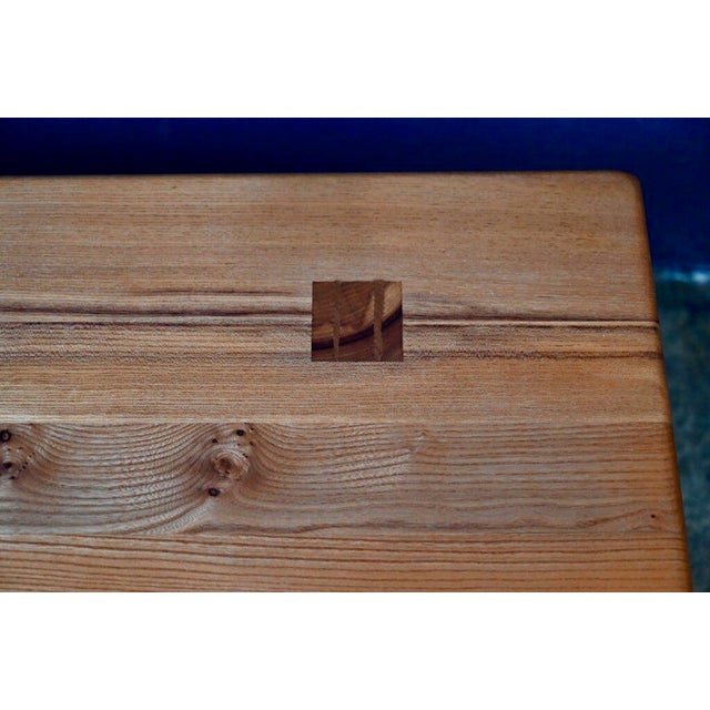 Vintage Brutalist T08 Elm Coffee Table by Pierre Chapo, 1960s For Sale - Image 11 of 17