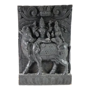 Early 20th Century Southeast Asian Heavy Wooden Sculpture