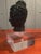Antique Burmese Bronze Buddha Head with Acrylic Glass Base, 1900s For Sale - Image 4 of 9