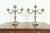 Tiffany & Co. Style Antique Victorian Silverplate Three-Light Candelabras, Pair For Sale - Image 12 of 12