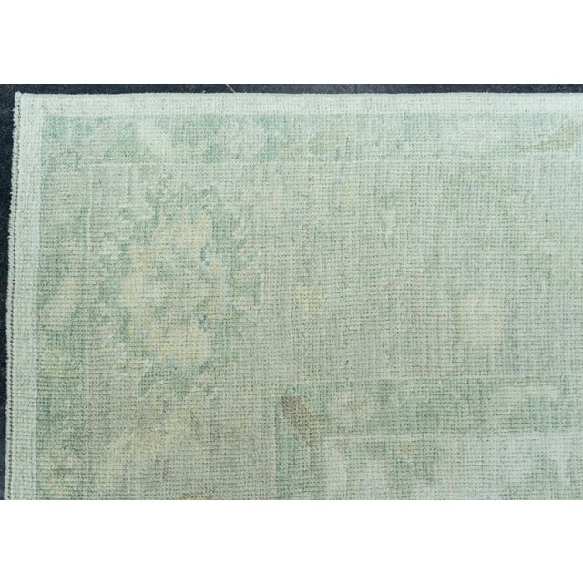 Turkish Oushak Rug 8'1" x 9'9" #19403 For Sale - Image 4 of 8