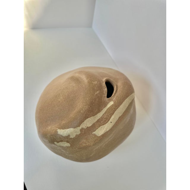 Mid 20th Century Mid 20th Century Organic Studio Pottery Vase by Polly Lee, Signed For Sale - Image 5 of 8