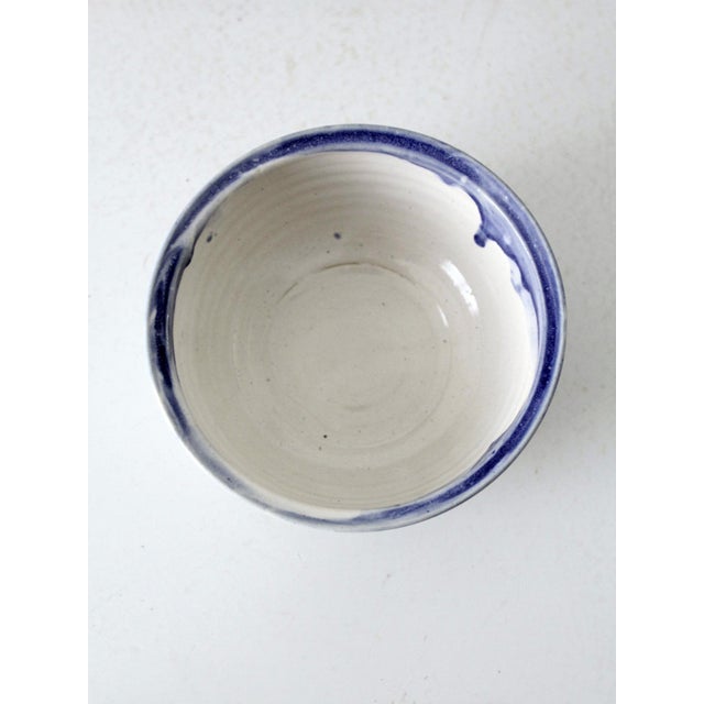 Vintage Studio Pottery Bowl For Sale - Image 6 of 7