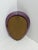 Wall Mirror with Purple Acrylic Glass Frame in the style of Cristal Arte, Italy, 1960s For Sale - Image 12 of 13